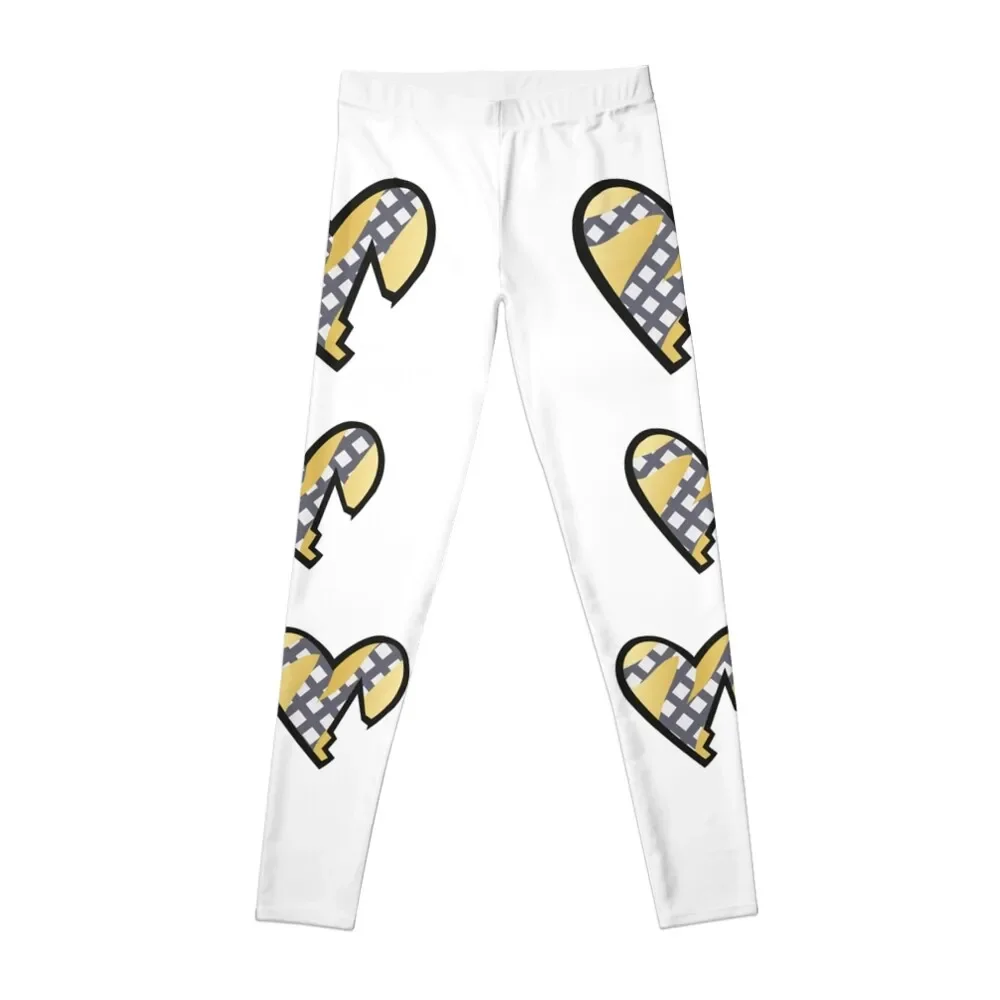 

HBK Golden Heart Leggings Legging sport Golf wear Clothing fitness push up fitness Womens Leggings