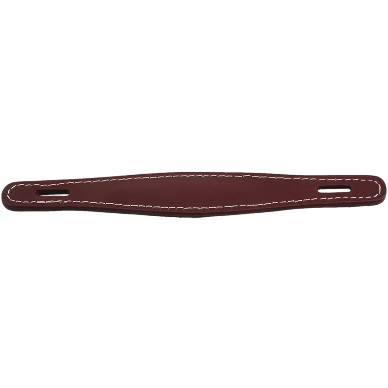 Pure Vintage Amplifier Handle - Brown, Stitched Leather