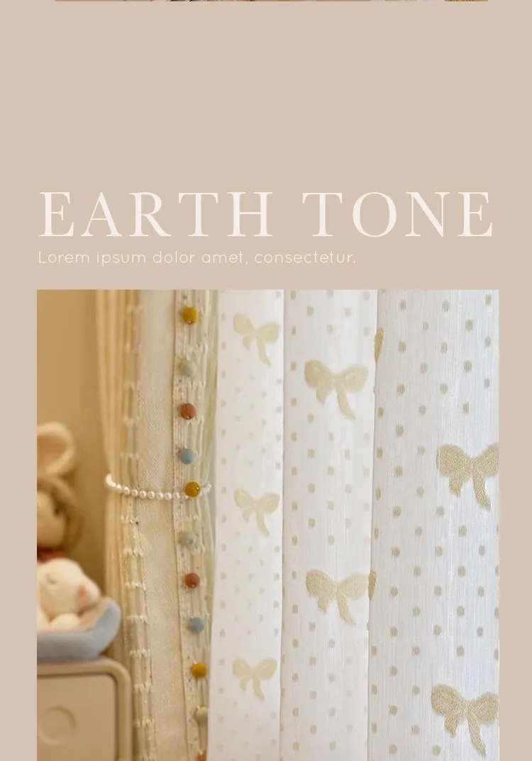 Warme Kinderzimmer-Vorhänge für Mädchen, Prinzessinnen-Zimmer, Chenille-Schlafzimmervorhänge, Verdunkelungsvorhänge in Maßanfertigung, Weißer Tüll, Modernes Fenster-Design – Detail 6