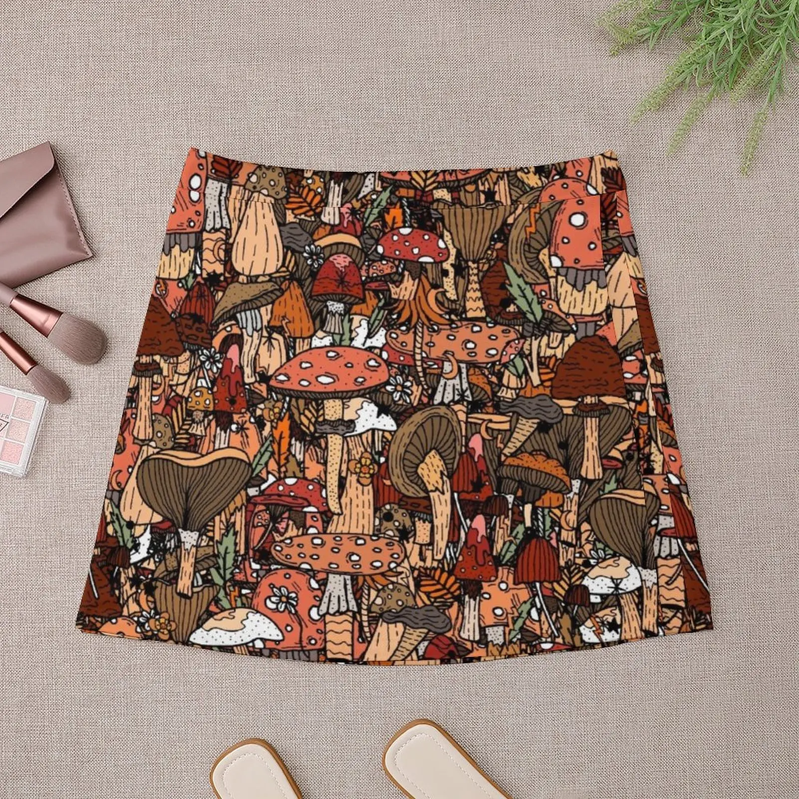 Autumnal Mushrooms Mini Skirt midi skirt for women summer dresses for women 2025 Woman short skirt Mini