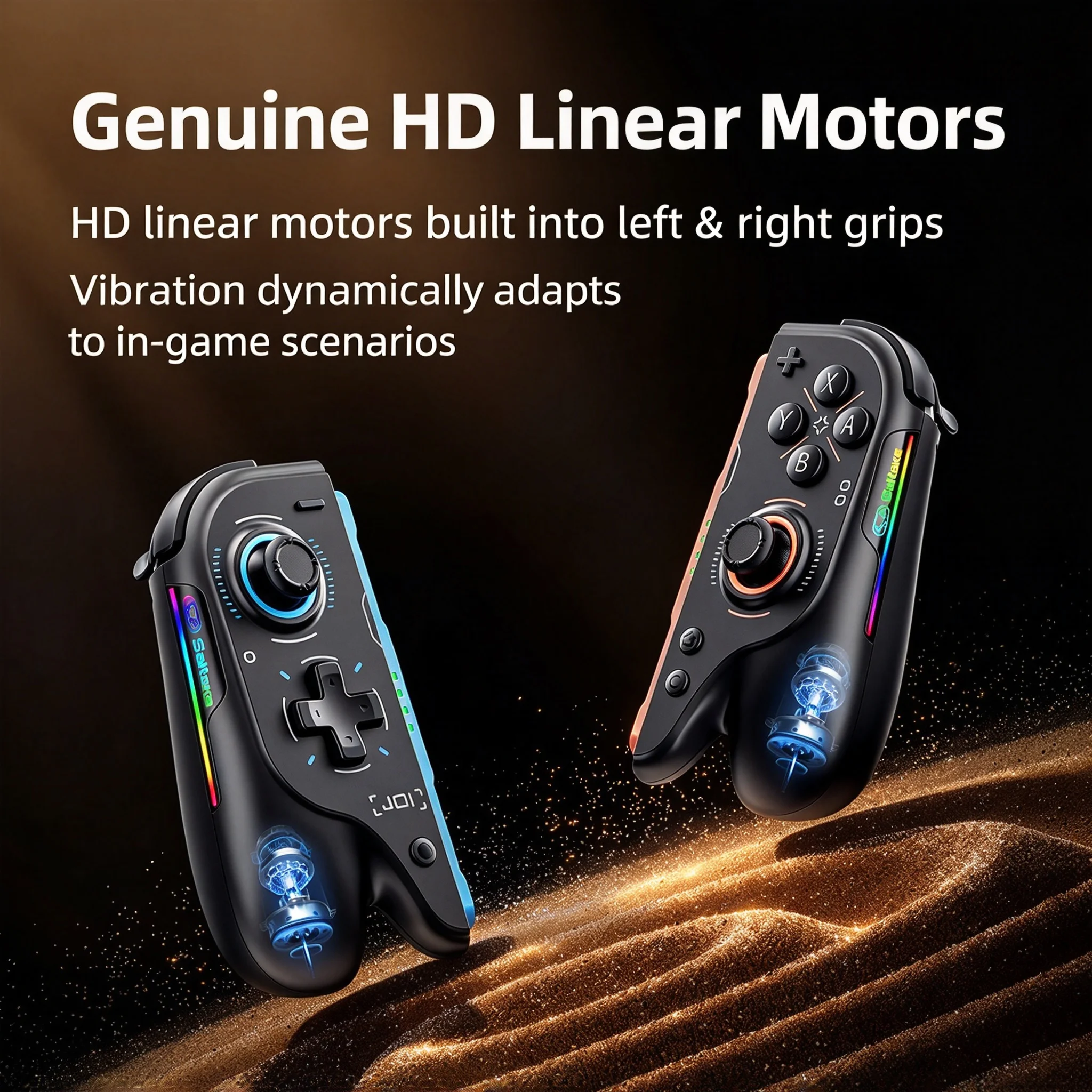 New Wireless Game Controller For Switch 2 with 9-Axis Gyroscope RGB Light L/R Joystick Turbo Macro Programming For NS2 Joycons