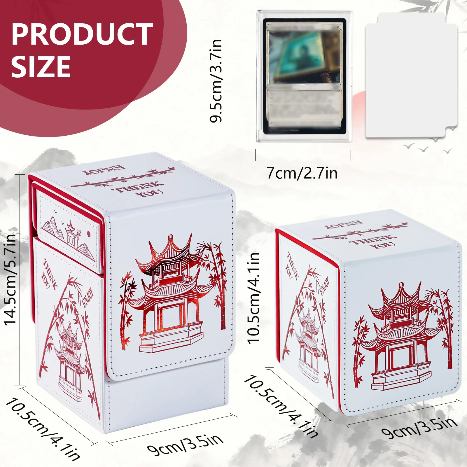 중국산 판다 레이저 MTG 커맨더 덱 박스, TCG 카 - Storage 리뷰 및 가격