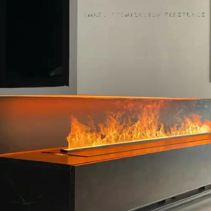 5 Years Warranty  3d atomized  simulation flame electric fireplace led flame water mist fire vapor