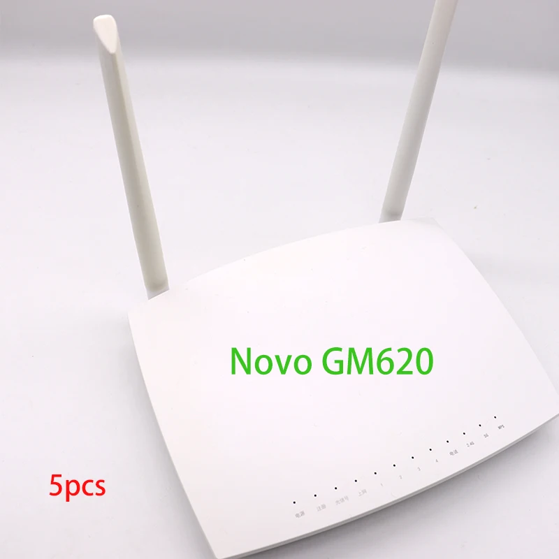 

2/4/5pcs New gm620 Gpon Ont ONU 2.4G/5G FTTH Dual Band Fiber Optic Router Terminal Modem 1GE+3FE+1POTS+2USB+Wifi Freeshipping