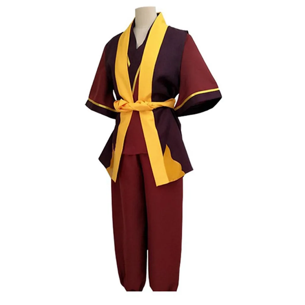 The Last Airbender Zuko Cosplay Costume, Fire Nation Prince Zuko Role Play Stage Outfit - Image 2