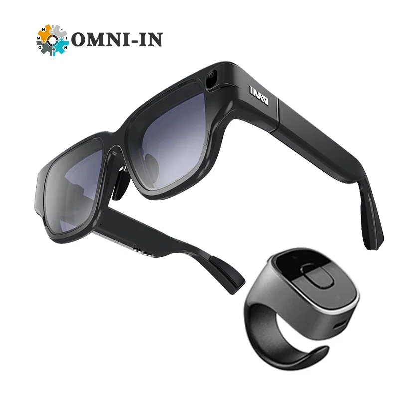 INMO AR Glasses 1 RTS Cinema Steam VR Game Black Sun Glasses 3D Smart Glasses Play Games Take A Video And Shoot