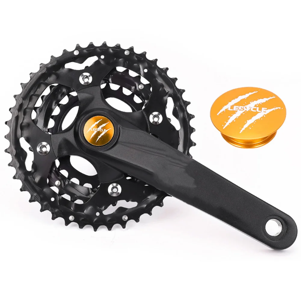 Bicycle Crank Cover With Seal Lightweight Bright Decorative Effect Double Sealed Effect Hollow Dust Cover Druable