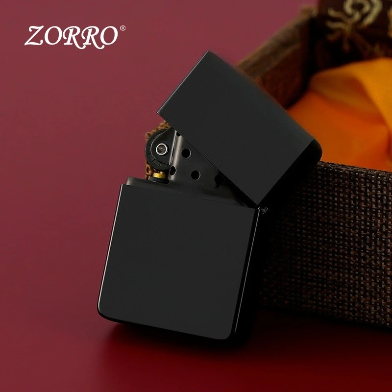 ZORRO 910 Black Warrior Kraftstofffeuerzeug, 1941 Windfestes Reibradfeuerzeug, Zigarettenzubehör, Geschenk für Männer