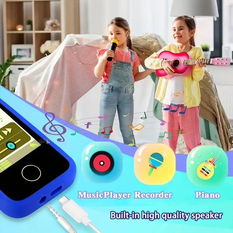 Babytelefoon Speelgoed Muziek Geluid Telefoon Slapen Speelgoed Met Simulatie Slimme Kindertelefoon Kinderen Baby Vroeg Educatief Speelgoed Kindertelefoon