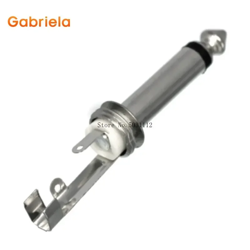 10 Pcs 6.35mm Jack Audio Plug Male 1/4" Mono Connector Jack Adapter 1/4 Inch TS audio phono tone TS guitar cable plug