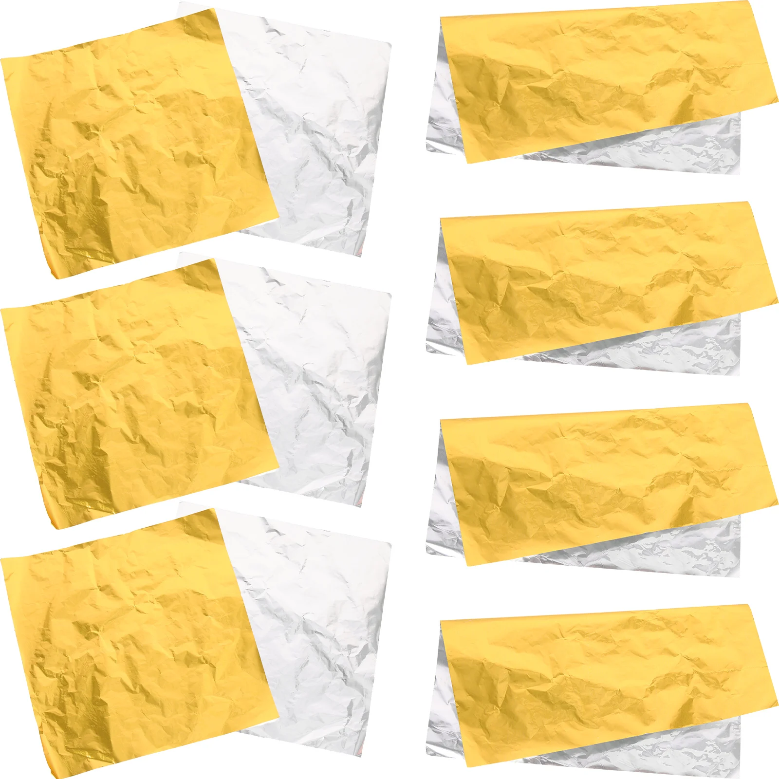

100 Pcs Aluminum Foil Wrapper Chocolate Packing Papers Golden Colorful DIY Craft Party Home Banquet Gift Packaging