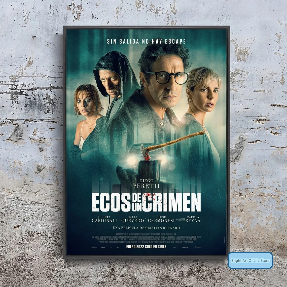 

Ecos de un crimen (2022) Обложка для плаката из фильма фото печать на холсте настенное искусство домашний Декор (без рамки)