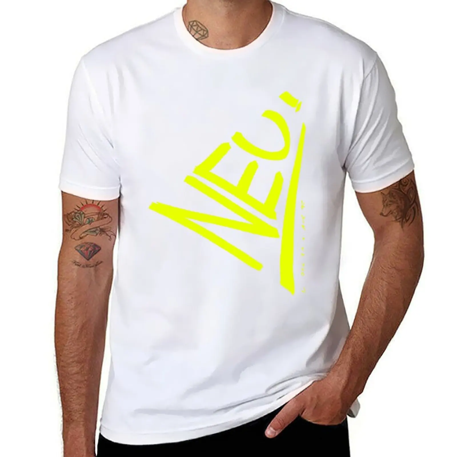 

Neu! - Krautrock T-Shirt man t shirt cotton t shirts for man pack white T-Shirt
