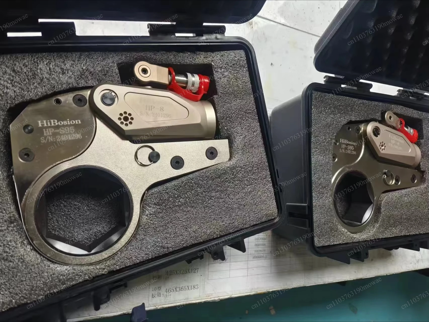 High Torque Titanium Hydraulic Impact Wrench Heavy Duty Hollow Drive High Torque