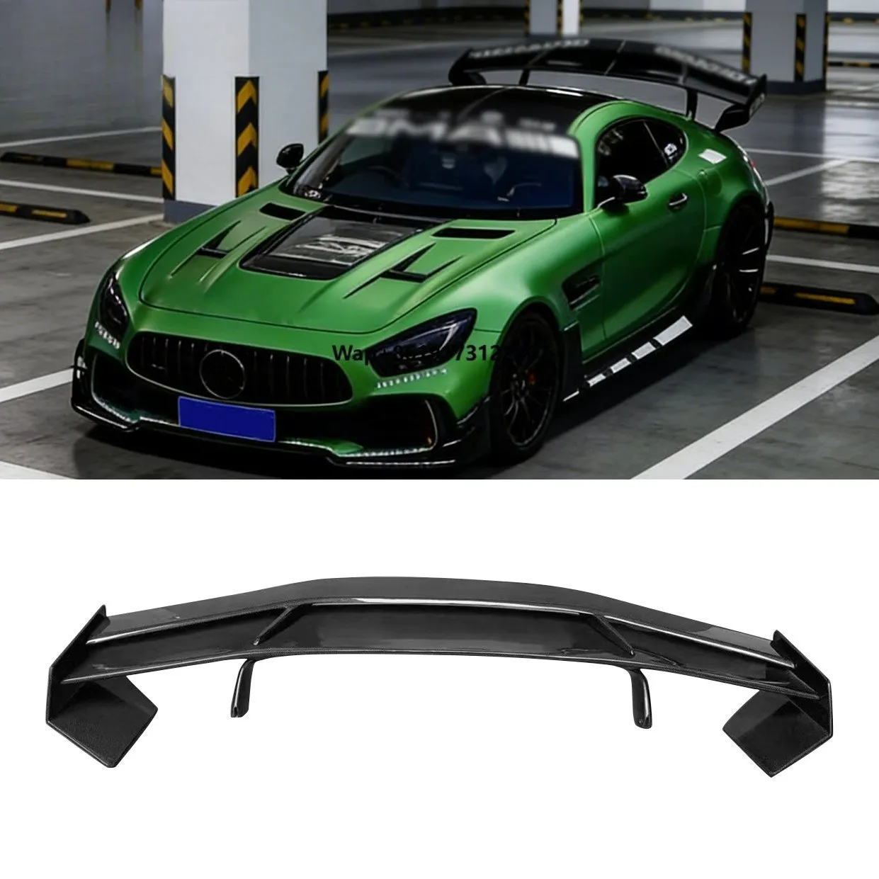 

Carbon Fiber Rear Trunk Spoiler for GT/GTR Rear Wing Car Exterior Accessory