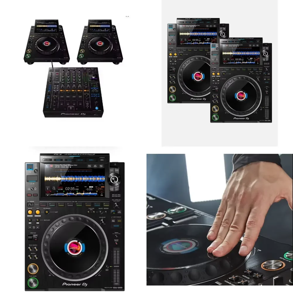 Controlador de Tornamesa Profesional Multijugador 2026 para Pioneer DJ CDJ-3000, Equipo de DJ para Actuaciones en Clubes y Escenarios con USB