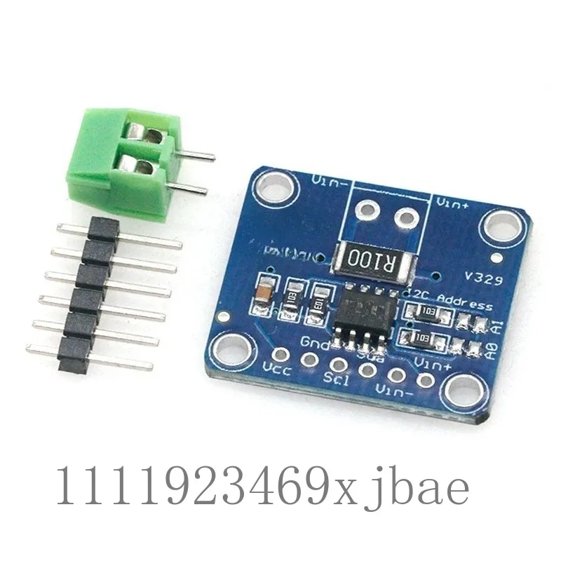 Bidirectional Current Power Detect Sensor Board, I2C Communication Zero Drift Voltage Current Monitoring Module