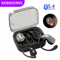 Bluetooth 5.4 Earphones Wireless Ear Hook Headphones HiFi Stereo Waterproof Headsets Noise Reduction Touch Control Earbuds
