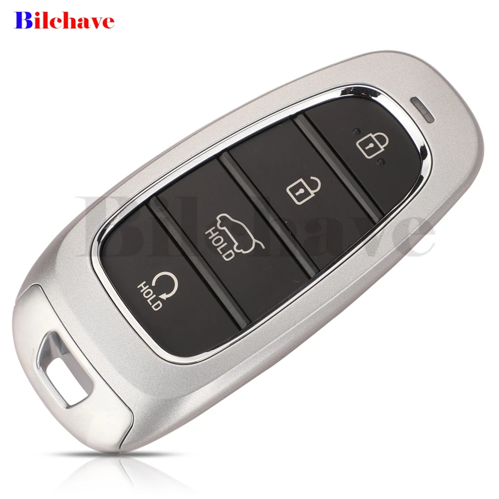 Jingyuqin-リモートスマートカーキーシェル、ケースフォブ、4ボタン、hysturt、tucson、solaris、sonata、nexo、nx4、ix35、i40、i30に適合