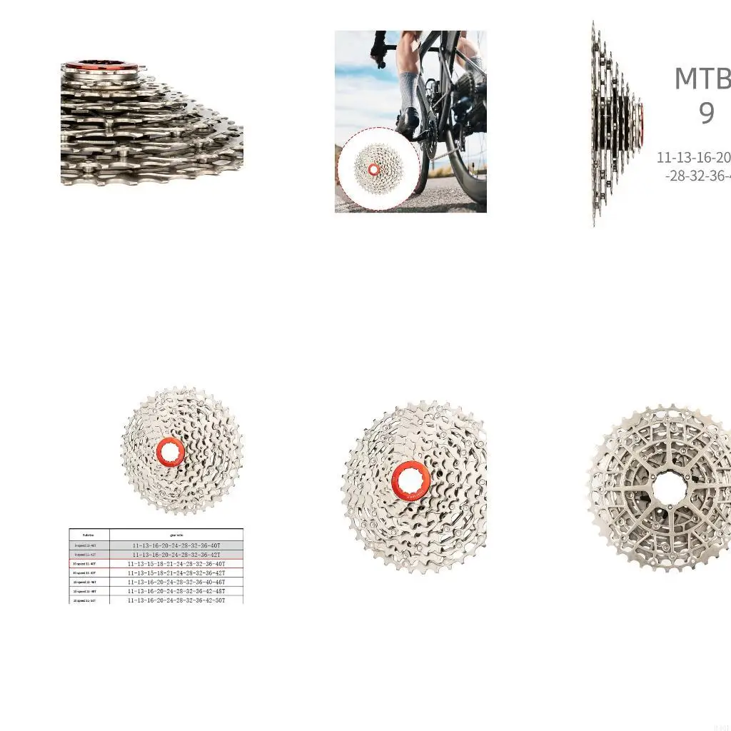 

340F Bicycles 9 Speed Cassette 11-40T Flywheel for Road Road Bike Accessories