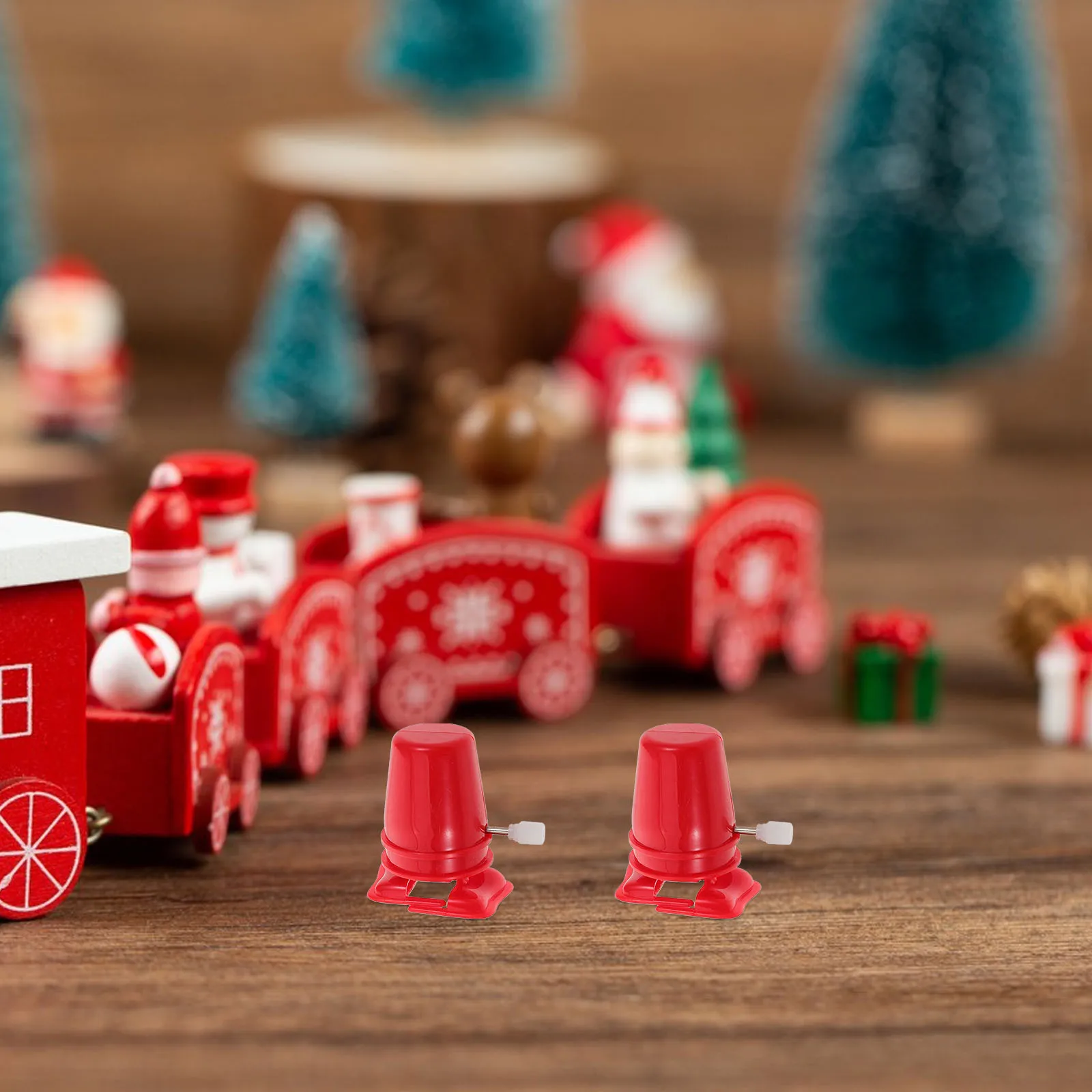 6-delige loopmechanismeset DIY opwindrobot ambacht voor kinderen kunst en ambachten stuurpen educatieve activiteit met parel sneeuwvlok klei