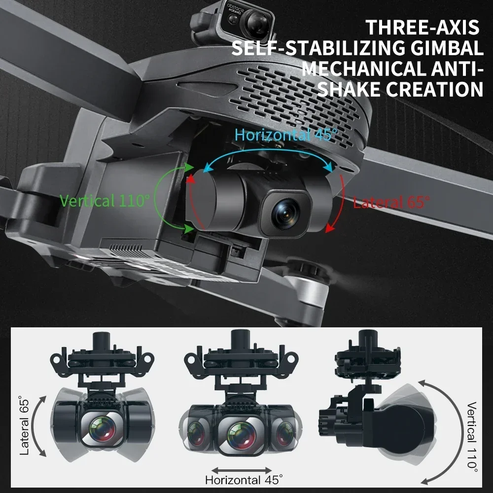 L109 PRO MAX RTS Drone 4K Profesjonalny podwójny aparat HD 360° ° Unikanie przeszkód Bezszczotkowy GPS WIFI Drony FPV RC Quadcopter Zabawka