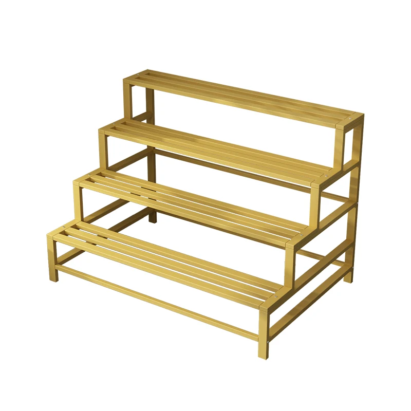 

Outdoorstand Balcony Indoor ladder flower stand Succulent green dill Single multi-layer floor flower stand shop