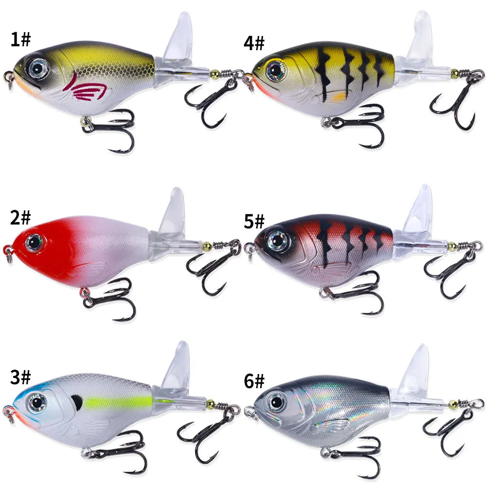 Tractor Surface Lure Fishing Bait Propller Floating Pencil Topwater Chubby Crankbait Bass Fake Bait Minnow Tackle 16g 11.4g