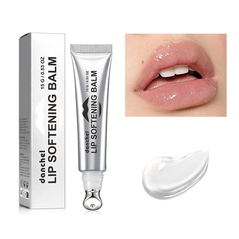 Plumping Reduces Lip Lines Brand Lip Gloss Deep Nourishing Clear Lip Glaze Precision Cooling Metal Applicator Lip Softening Balm