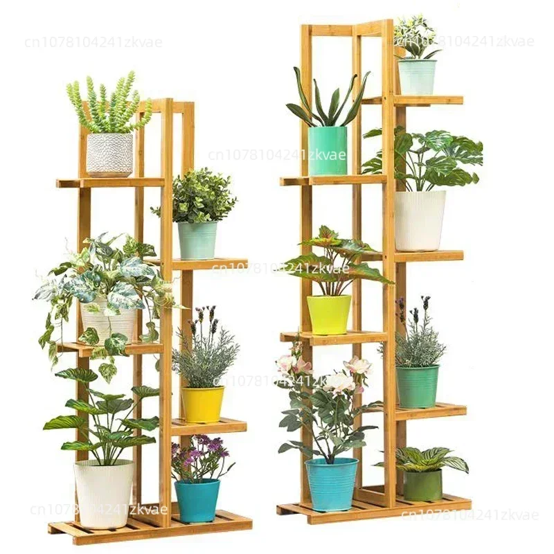 5/6 Layer Plant Rack Multi Flowered Pot Rack Indoor and Outdoor Flowerpot Display Rack