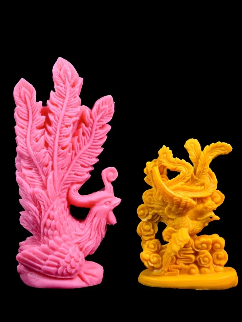 creative decoration multi-functional pendulum ingot dragon phoenix mold