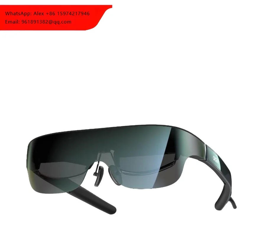 

SeeYa Professional AR Glasses SG49BBMP03 Black Dual Lens With 120 Inch Virtual Screen Type-C Compatible