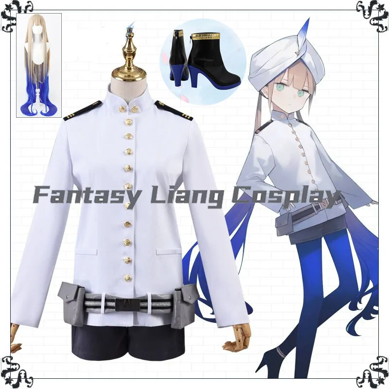 

Fate Grand Order Nemo Cosplay Costume FGO Rider Nemo Captain Uniform Full Set Halloween Carnival Party Outfit For Men Plus One