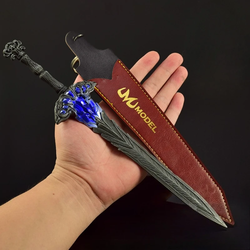 11.86in Eldenn Lazuli Glintstone zwaard Wapens Model Schede Editie Game Perifere Katana Collectible Ornamenten Jongen Speelgoed Geschenken