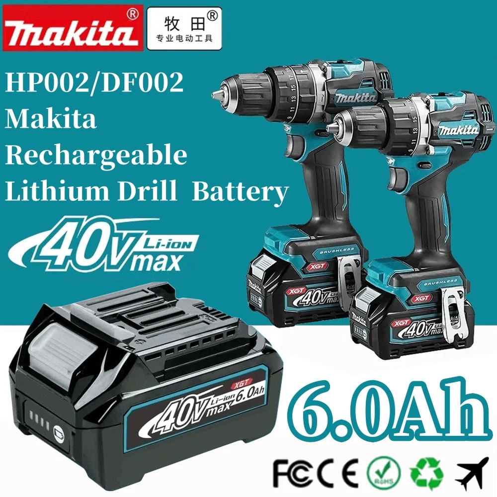 

Makita 40V MAX XGT Lithium Ion Battery 6.0AH Original Battery BL4020 BL4025 BL4040 BL4050 BL4080 for makita 40v battery