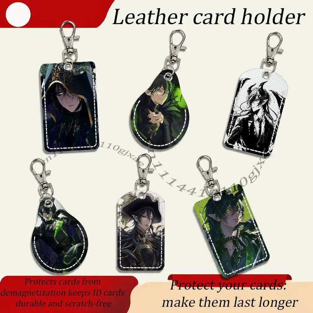 M-Malleus D-Draconia Card Keychain Fashion Pendant Bag ID Door Card Case Bus Card Cute Adult Scratch Resistant