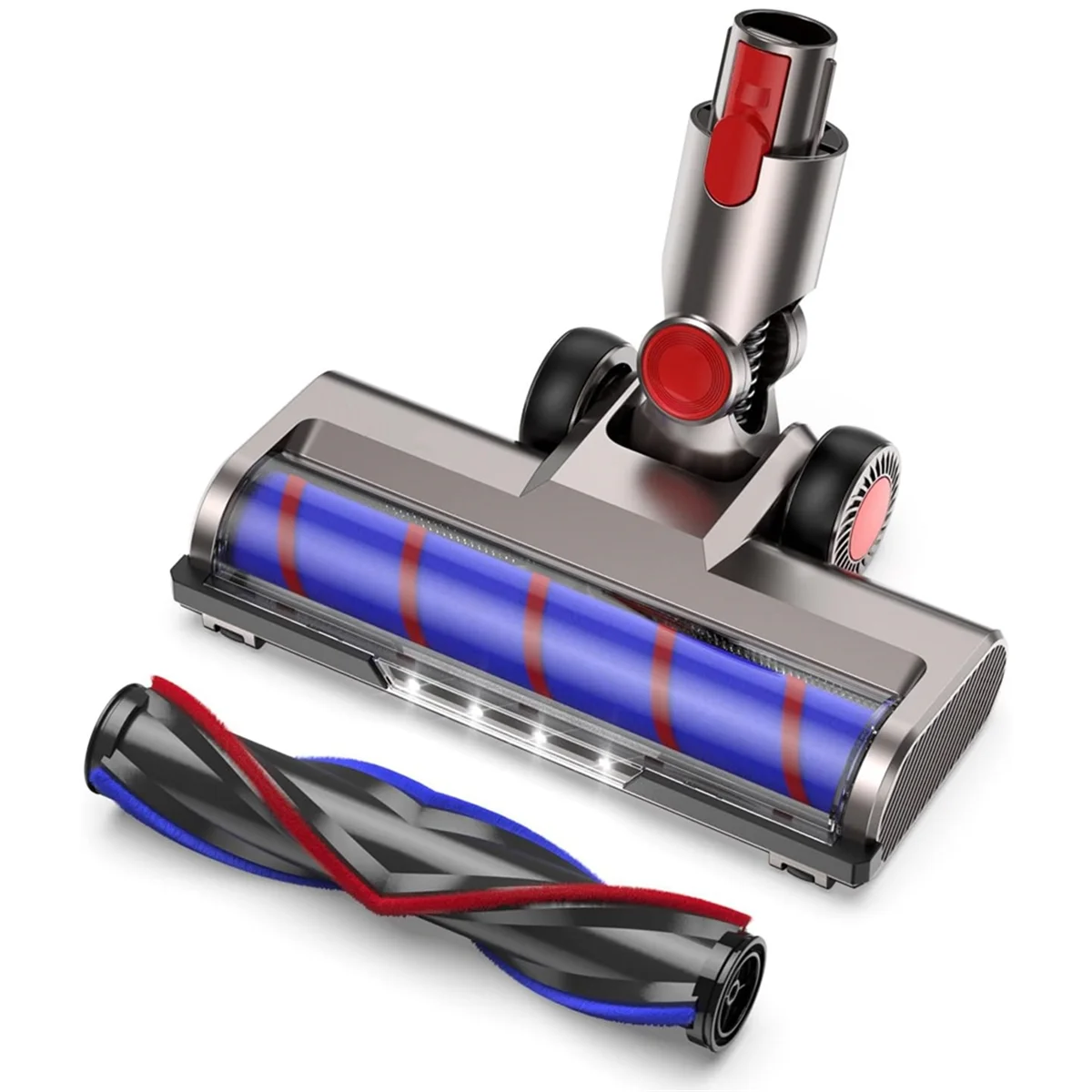 

Сменная головка щетки для Dyson V7 / V8 / V10/V11/V15, запчасти со светодиодными фарами и сменными роликами