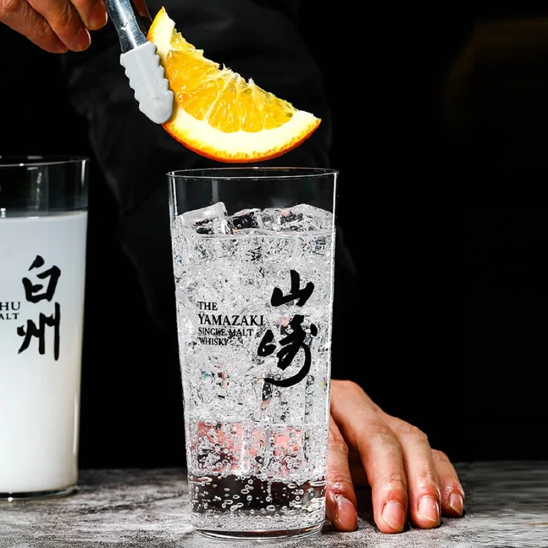 Japanese Style Straight Cocktail Glass Highball Hypo Cup Lengthened And Heightened Colin Cup Drinking Water Cup Cocktail kit