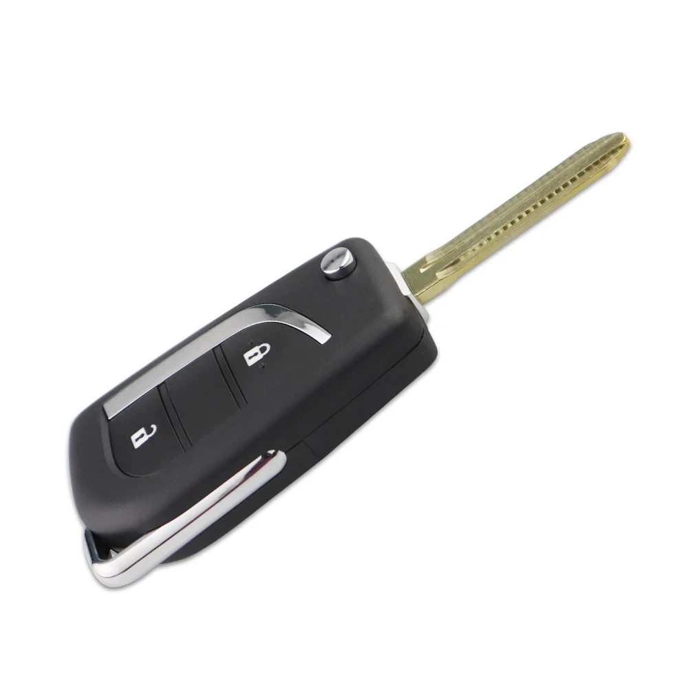 YIQIXIN For Toyota RAV4 Hilux Yaris Vios Camry Prado Corolla 315Mhz Remote Car Key 4D68 Chip TOY43 Blade 2/3 Button Auto Control