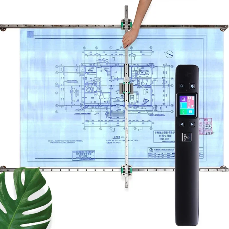 Large-format Track Scanner for Engineering Drawings A0 Portable High-definition Calligraphy and Painting Slate Scanner 1050dpi