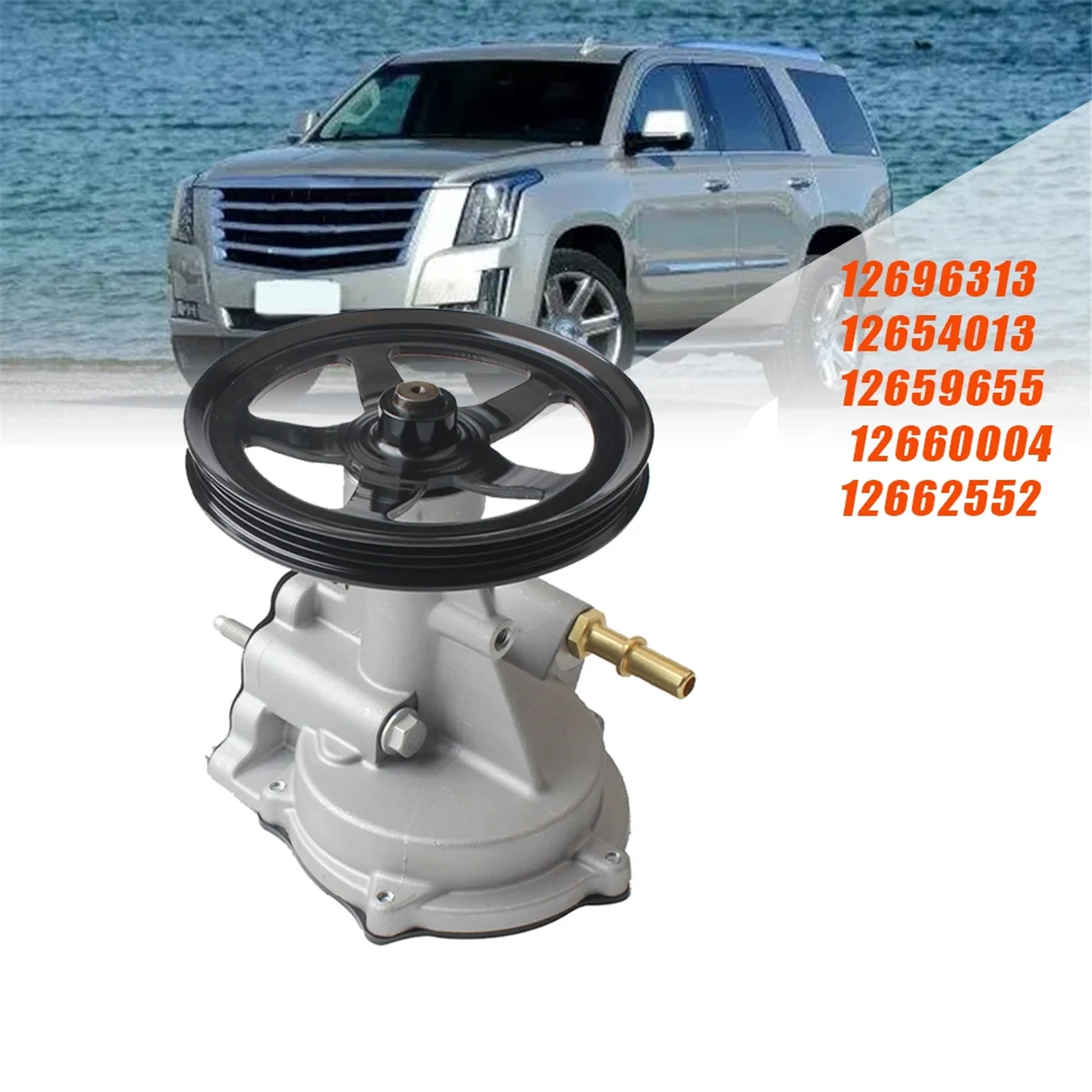 Engine Brake Vacuum Pump 12696313 for Escalade 2014-2020 12659655 12660004