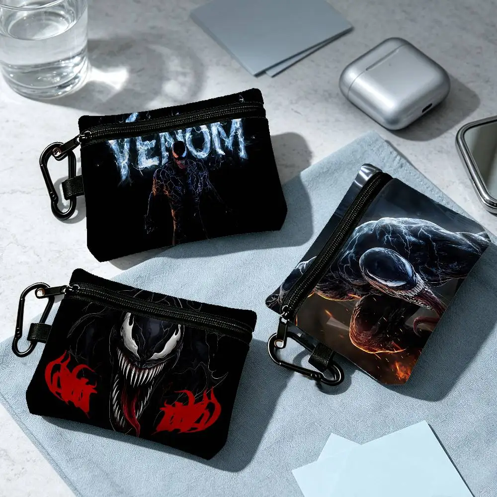 V-Venom Cool Fashion Wear-resistant Oxford Cloth Coin Purse Portable Backpack Hanging Card Storage Bag