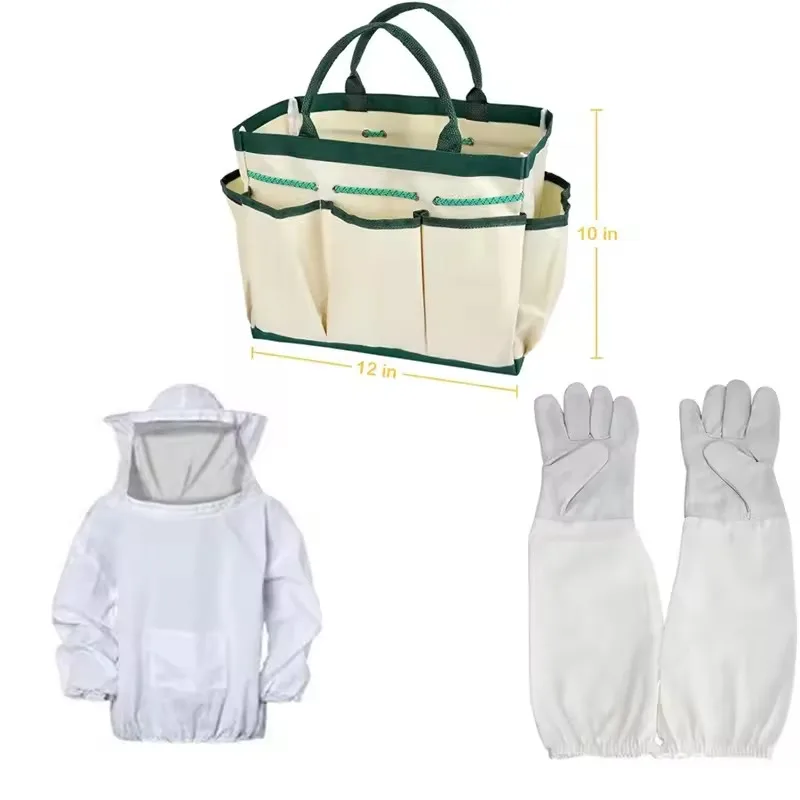 Nuevo Kit de Apicultura Completo de 30 Piezas, Chaqueta, Equipo para Colmenas, Herramientas Esenciales para Apicultores Profesionales
