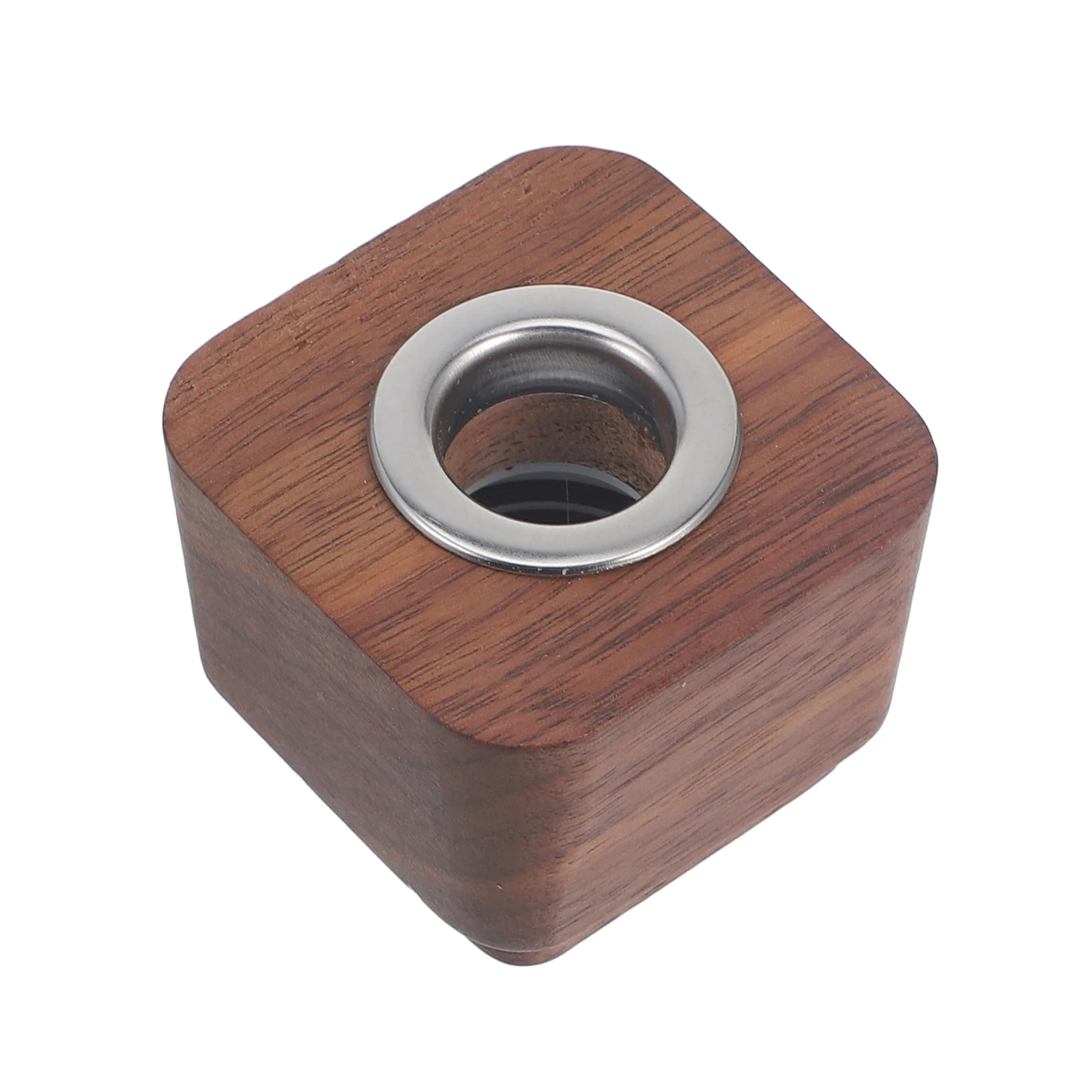 

Aromatherapy Bottle Wooden Cap Square Shape Lids Diffuser Black Walnut Wood Sturdy Reliable Safety Enhancement Home Office