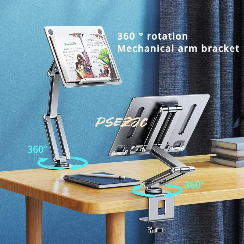 360 ° Alloy Rotating Reading Multifunctional Laptop Projector with Added High Support Bracket for Books