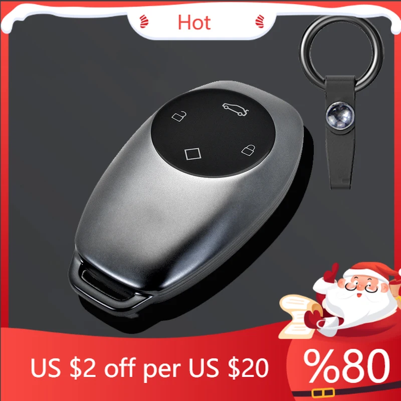 

Hot Grey TPU car key cover case shell holder for leapmotor t03 s01 c11 4button key car accessories Interior Stickers