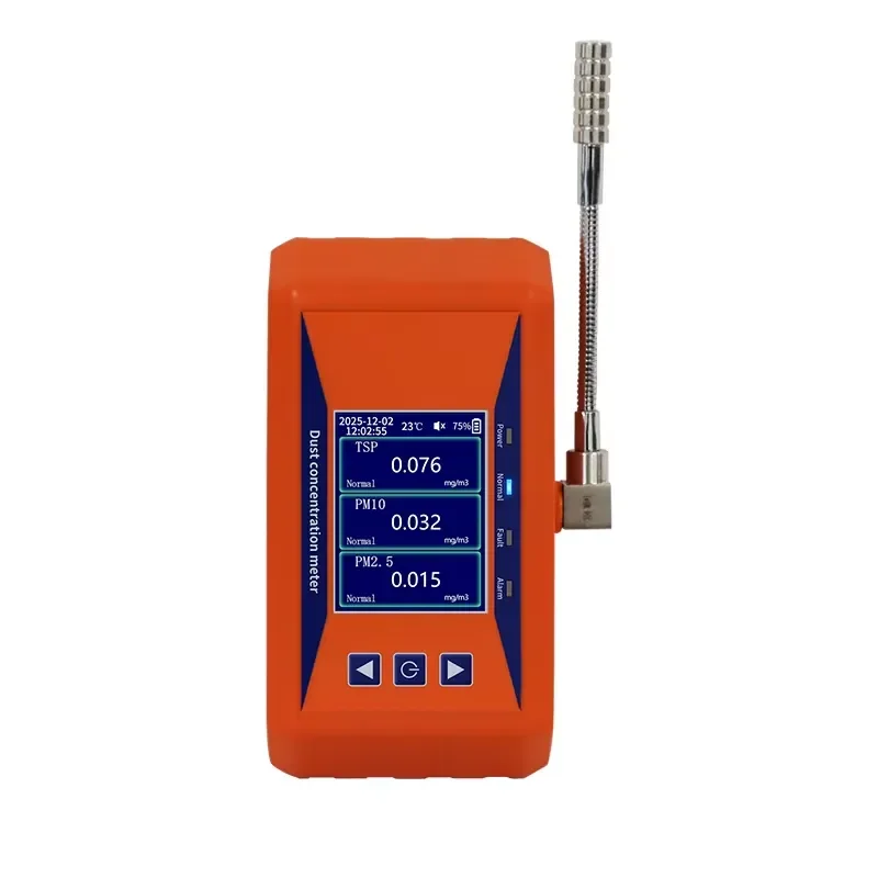 Cost-effective TFT LCD Screen PM2.5 Dust Leak Explosion Proof High Accuracy Portable Handheld Dust Detector