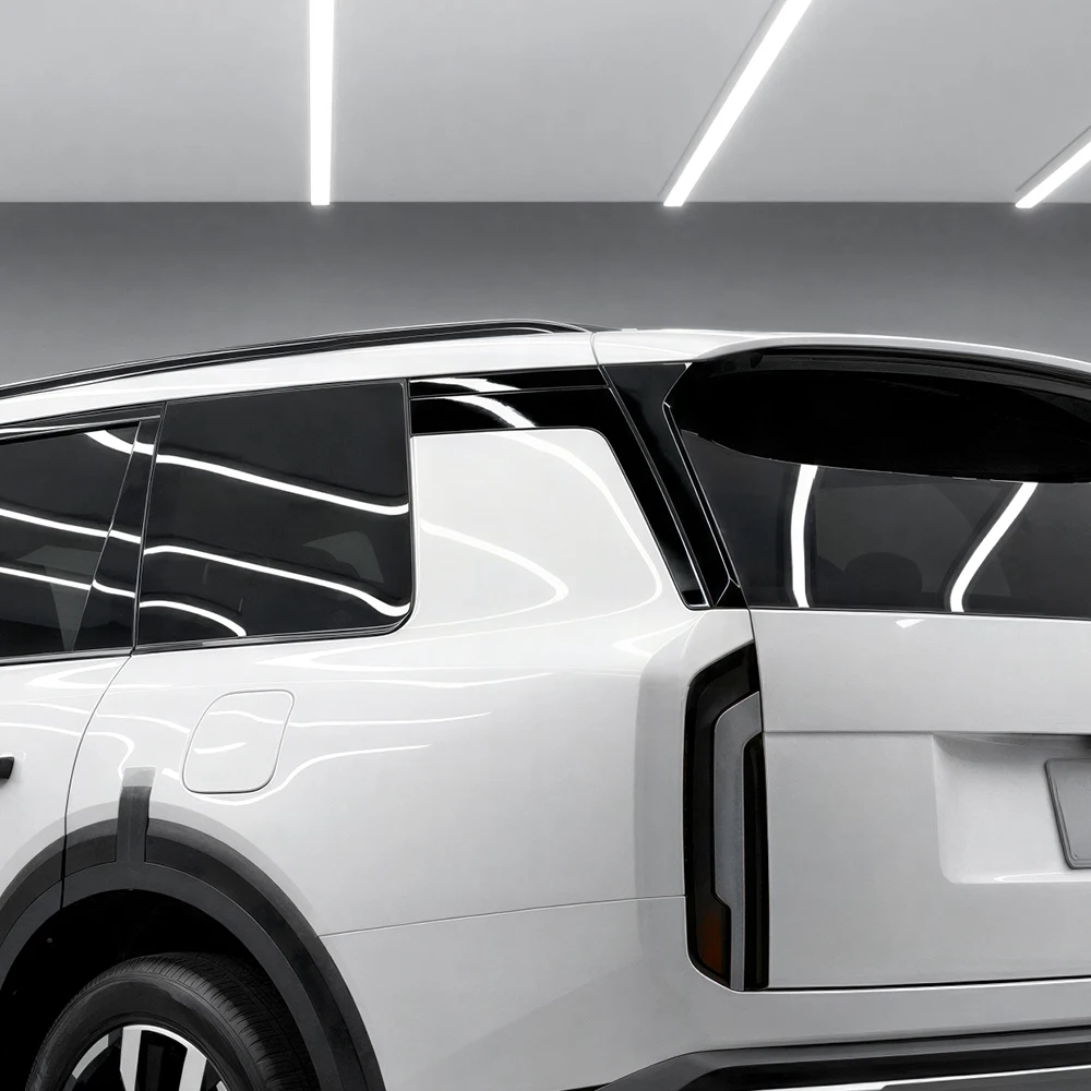Glossy Black Style For Kia Telluride 2027 LHD/RHD Car Tuning Car Window D-Pillar Decoration Covers Trim