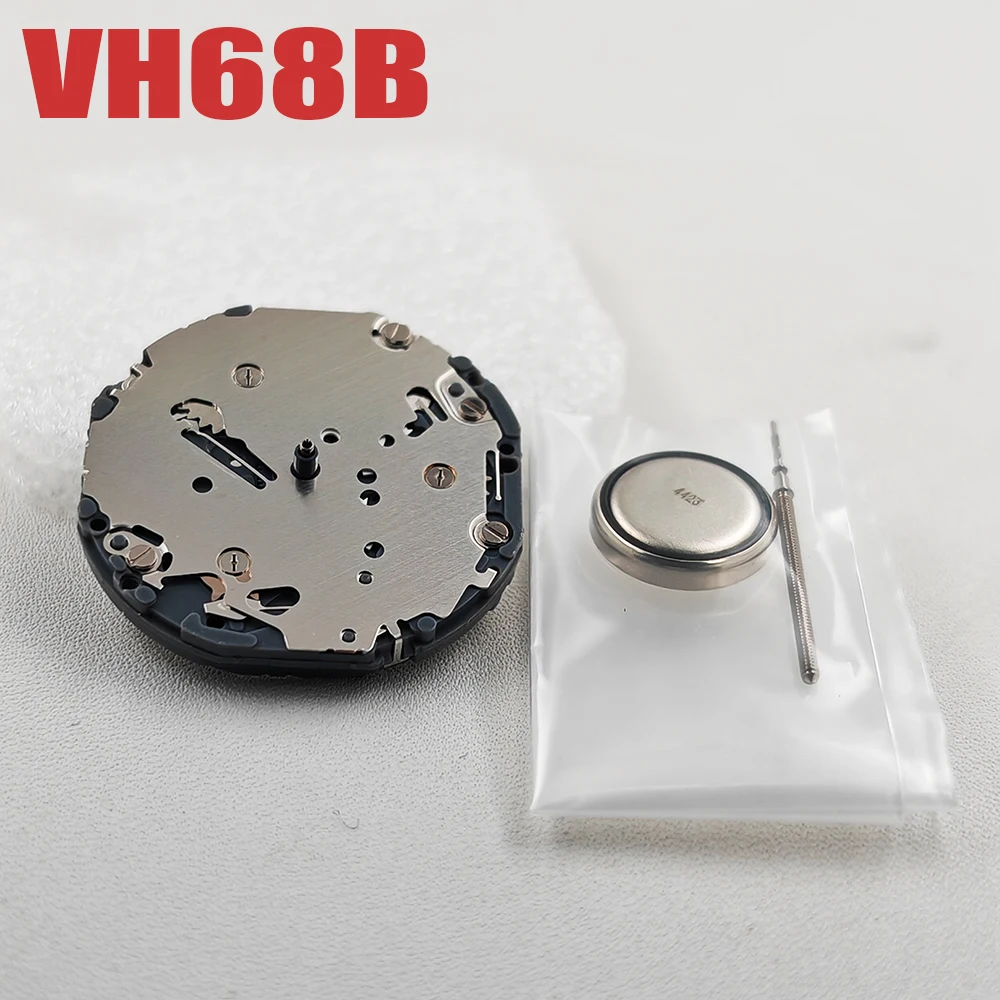 Japan Original VH68 VH68B Quartz Watch Movement Multifunctional Chronograh Sweeping Hands VH68 Movement Modification Parts