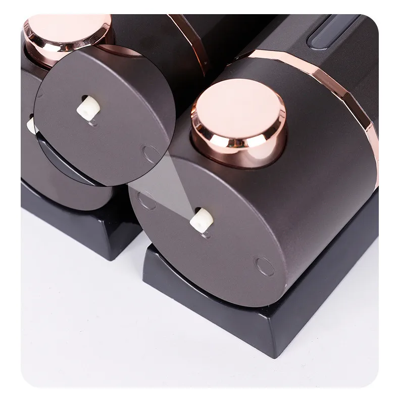 موزع صابون الحمام شامبو سائل للاستحمام فردي 420 مل موزع صابون دش الحمام المثبت على الحائط، منتجات الفنادق #6